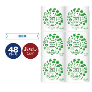 良い紙 おおさかエコプロダクツ 個包装 108mm×150m